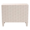thumbnail image 5 of Baxton Studio Leyna Modern Beige Faux Shagreen 3-Drawer Storage Cabinet, 5 of 6