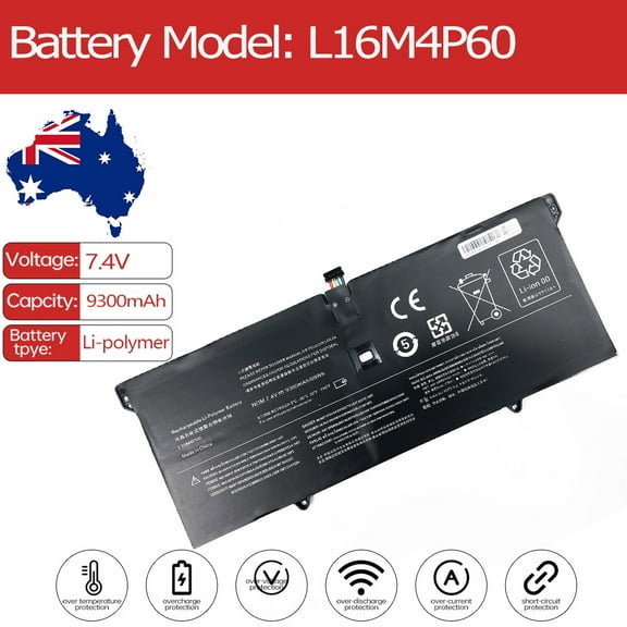L16M4P60 Laptop Battery for Lenovo Yoga 6 Pro 920-13IKB-80Y7 920 Flex Pro-13I 920-13IKB 80Y70071RK 81TF