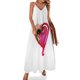 thumbnail image 1 of Vestido sin mangas de corazón rosa Vestidos de gala vestido de mujer verano, 1 of 7