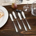 thumbnail image 7 of TEXIJUSO Premium 7" Louise Butter Knives: Set of 4, 18/10 Stainless Steel, Dishwasher Safe and Rust-Resistant (Hammered), 7 of 7