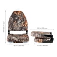 thumbnail image 2 of High Back Folding Fishing Boat Seat Thickened Sponge Cushion PU Polyester Fabric Aluminum Alloy Hinges Flip Up Design for Boats Yachts Ships Camouflage 2 Seats, 2 of 7