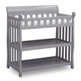 thumbnail image 2 of Delta Children Tribeca 3-Piece Baby Nursery Furniture Set-Includes: Convertible Crib, Changing Table and Crib Mattress, Grey, 2 of 6