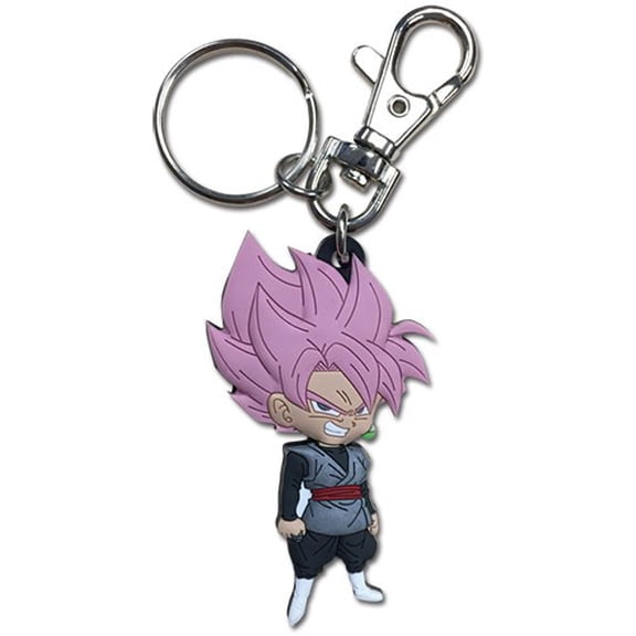 Dragon Ball Super Super Saiyan Rose Goku Black PVC Keychain