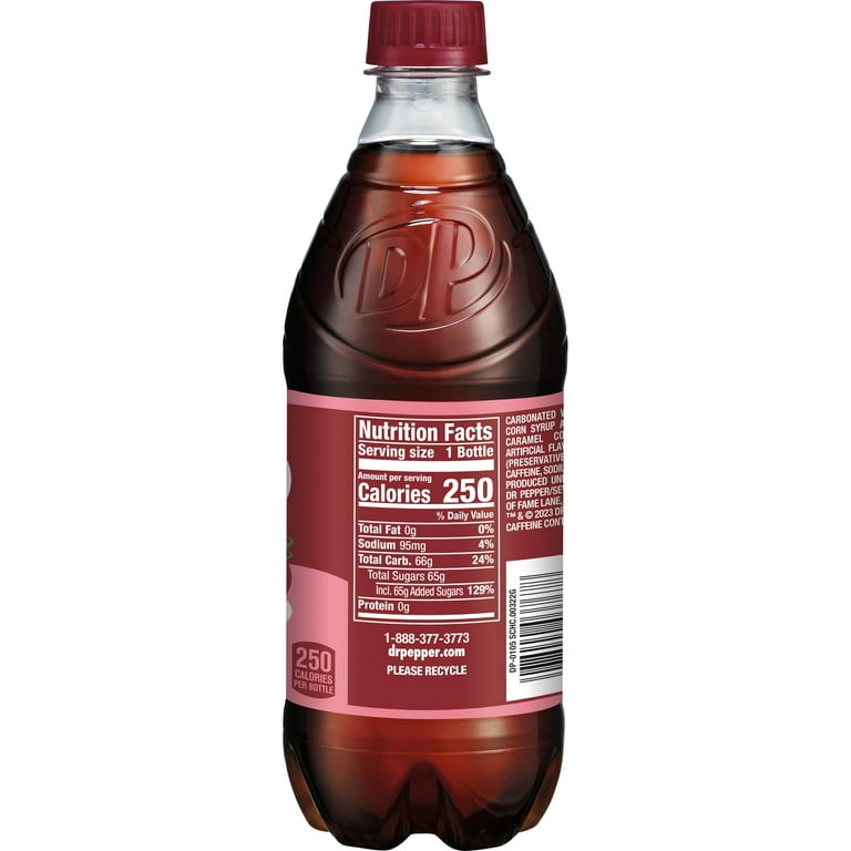 Dr Pepper Strawberries & Cream Soda Pop, Unique Blend of 23