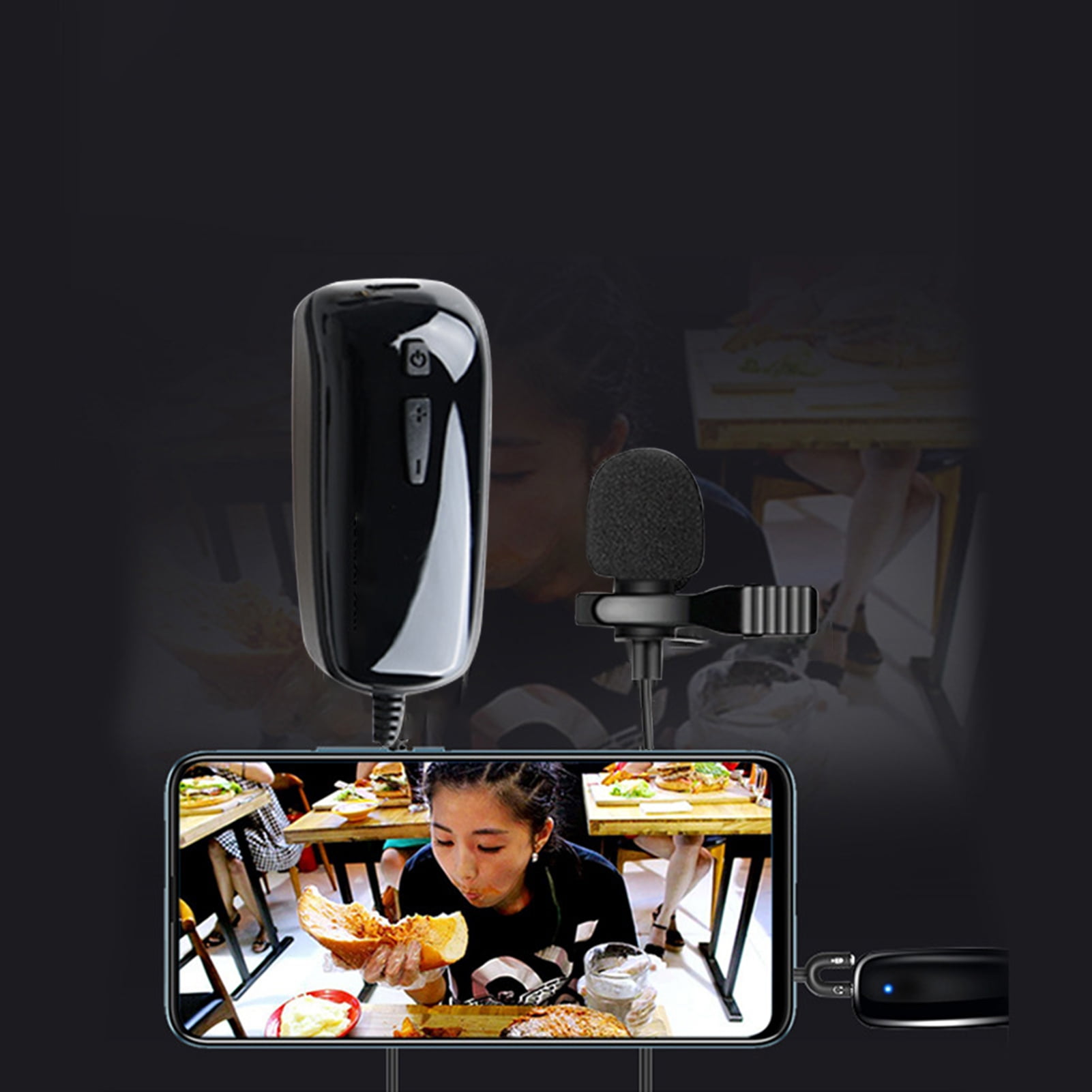Deyuer Mini Portable Wireless Rechargeable Microphone Voice Amplifier for Classroom
