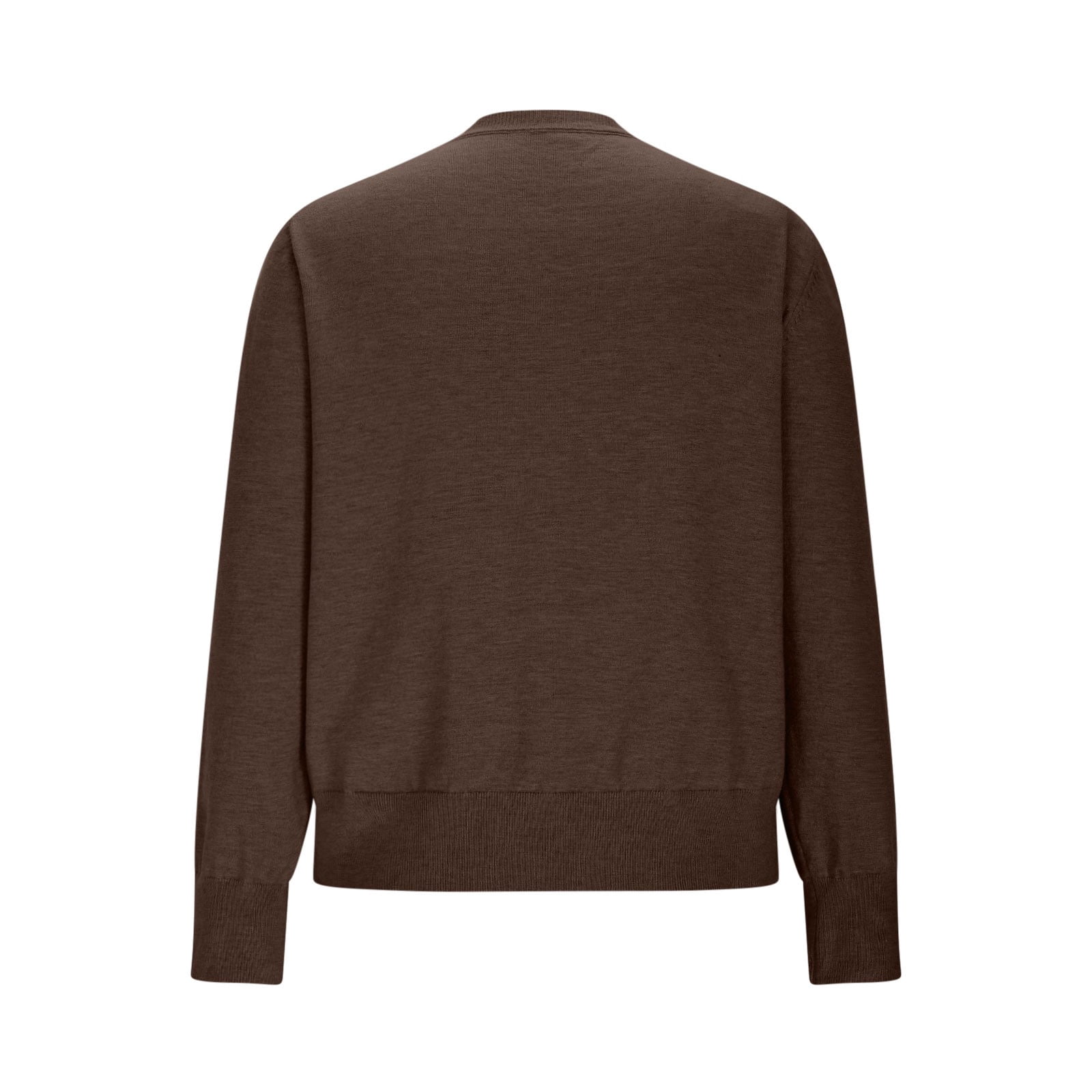 Hvot&aat Womens Solid Color Knitting Sweater Long Sleeve V Neck Classic Pullover Soft Lightweight Tops