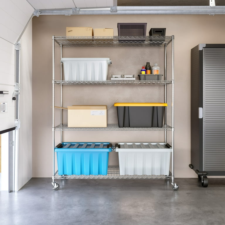Seville Classics 5-Tier NSF-Certified Steel Wire Shelving with