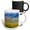 Multicolor, variant on 3drose, Alaska, Gates of the Arctic National Park, Noatak River Bends., 11oz Two-tone Green Mug