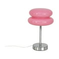 thumbnail image 3 of Lámpara de mesa con forma de tarta de huevo y champiñones, luces creativas, lámpara de escritorio LED romántica de moda rosado, 3 of 9