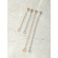 thumbnail image 3 of Chain Extenders for Body Piercing Jewelry, 3 Pack with Lobster Claw Clasps, 3 of 3