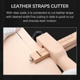 thumbnail image 3 of Wmool Leather Strap Cutter Belt Cutting Splitter Set Paring Skiver DIY Craft Tool /UK, 3 of 8