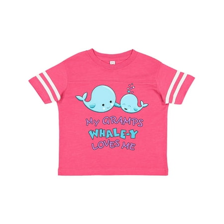 

Inktastic My Gramps Whale-y Loves Me Gift Toddler Boy or Toddler Girl T-Shirt