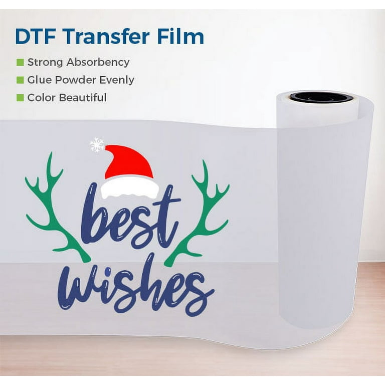 DTF Cold/Hot Peel Translucent 12” Double-Sided Transfer Film
