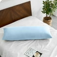 thumbnail image 4 of Bare Home Body Pillowcase - Zipper Closure - Ultra Soft - Double Brushed - Light Blue, 4 of 6