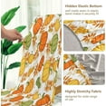 thumbnail image 5 of Autumn Pumpkins Leaves Dining Room Chair Covers Fall Maples Orange Leaf Chair Slipcovers Seat Protector Removable Washable Chair Cover For Home Kitchen Restaurant Hotel 4pcs, 5 of 6