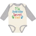 thumbnail image 3 of Inktastic My Memaw Loves Me Boys or Girls Long Sleeve Baby Bodysuit, 3 of 5