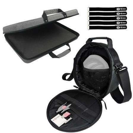 Clutch CL-HPB007 Headphone Gear Bag with 22" x 13" x 4" Multipurpose / DJ Controller EVA Case Package