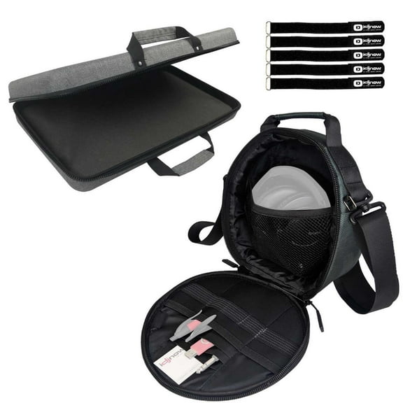 Clutch CL-HPB007 Headphone Gear Bag with 22" x 13" x 4" Multipurpose / DJ Controller EVA Case Package