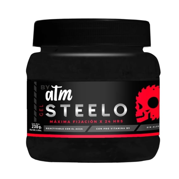 Gel para cabello ATM steelo máxima fijación 230 g