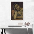 thumbnail image 2 of ARTCANVAS Repose 1908 Canvas Art Print by Pablo Picasso - Size: 26" x 18" (1.50" Deep), 2 of 9