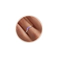 thumbnail image 1 of Anillo Sistble con piedra natal de febrero, amatista, chapado en oro blanco, 1 of 7