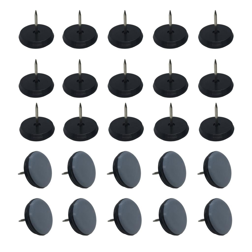 Furniture Glides Set 20 Pieces Gray Premium Glides 25 Carpet Glides