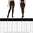 thumbnail image 2 of Medias de invierno de moda para mujer Mallas con forro polar Leggings térmicos Mujer Ropa diaria difusa Kuymtek Negro*300g T M para Mujer, 2 of 7