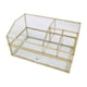 thumbnail image 1 of Joyería baratija caja de cristal ornamentado pendientes caja de cristal y marco dorado caja decorativa mostrador caja de, 1 of 8