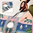 thumbnail image 6 of Yayeee Faucet Mat for Kitchen Sink 14.7" Diatomite Long Splash Guard Pad, Colorful Seaside, 6 of 7
