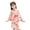 Pink, variant on FDDMis Pearl Dress Emerald Green Formal Dress for Baby Girl Girls Pink Dress Girls Clothing Set Size 10 12 Gift for Girls 10-12 Thanksgiving Party, Pink 6-7 Years