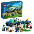 thumbnail image 4 of (2 pack) LEGO City Mobile Police Dog Training 60369, SUV Toy Car with Trailer, Obstacle Course and Puppy Figures, Animal Playset for Boys and Girls Ages 5 Plus, 4 of 10