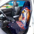 thumbnail image 3 of XYZCANDO Patriotic Bald Eagle Car Seat Towel Cover - 250 Anniversary Fireworks Star Print, Waterproof Sweatproof Protector for Trucks, SUVs, Sedans, 3 of 9