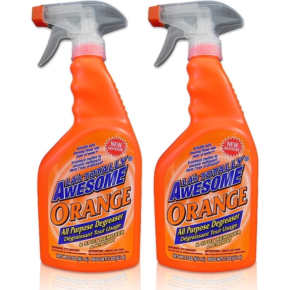 Las Totally Awesome Orange Degreaser and Spot Remover, 22 oz., 2 Pack