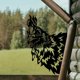 thumbnail image 4 of Decoración artística de jardín de metal con forma de pollo, estacas decorativas de hierro con forma de animal, silueta de cabeza de gallo negra distintiva, decoración para valla exterior, arte de, 4 of 8