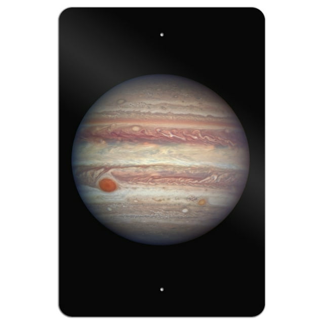 Planet Jupiter Solar System Home Business Office Sign - Metal - 18" x 12" (30.5cm x 45.7cm)