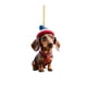 thumbnail image 1 of Percha Navideña para Coche con Forma de Perro, Bonita Decoración Acrílica, Diseño Vibrante y Artesanal, Ideal para Coche y Oficina, Ideal Como Regalo Navideño, Ambiente Refrescante, Tamaño 8 X 0,4 Cm, 1 of 2
