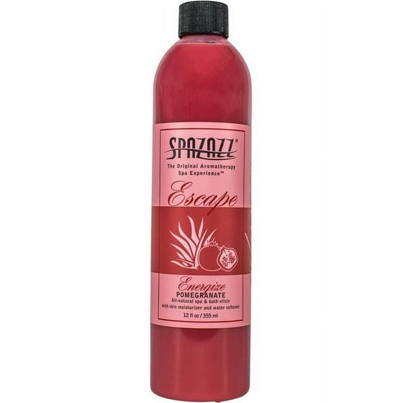 Spazazz SPZ-291 12 oz Original Aromatherapy & Spa experience Elixir, Pomegranate Energize