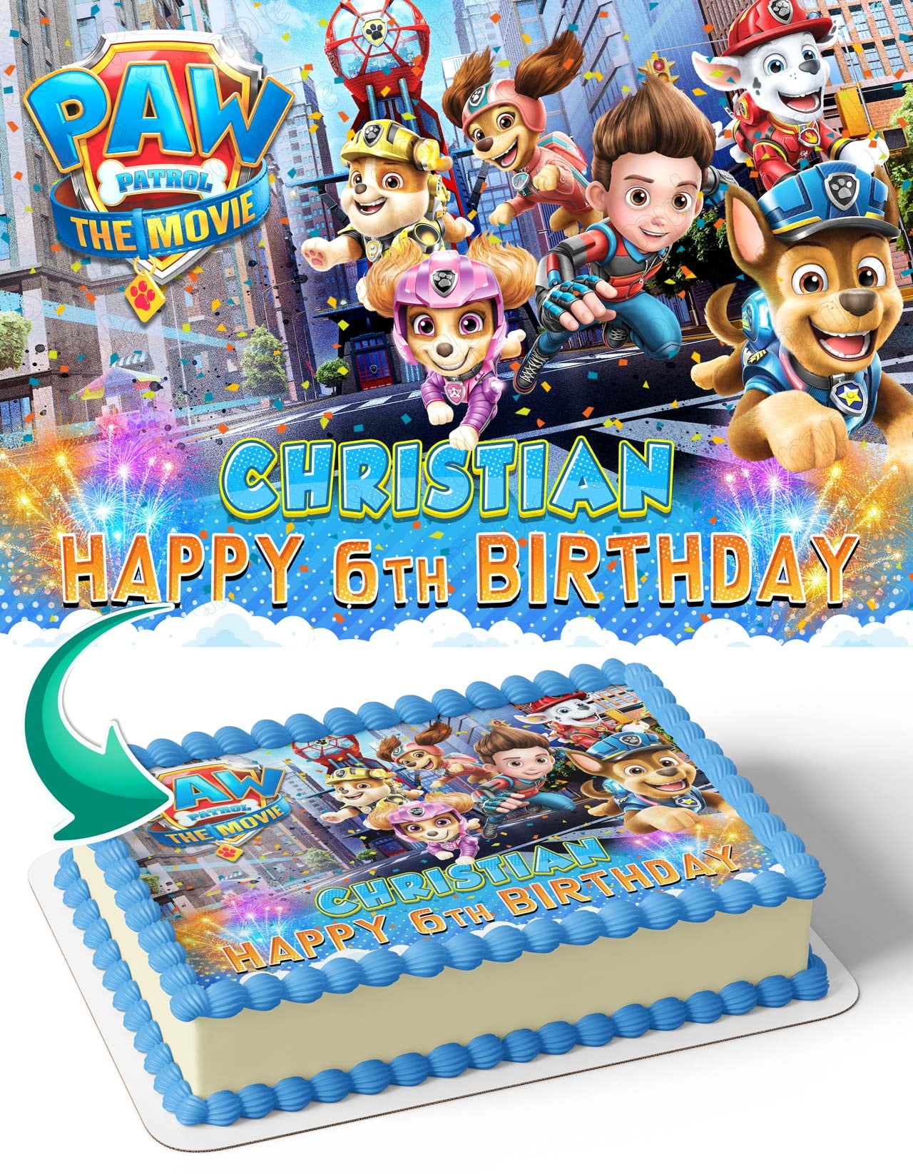 Mighty pup cake online