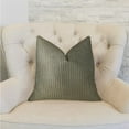 thumbnail image 2 of Plutus 16" x 16" Bellevue Handmade Luxury Pillow in Brown, 2 of 3