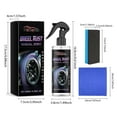 thumbnail image 3 of SPOORYYO 100ml Wheel Rust Removal Spray - Car Rust Remover for Hubs and Metal Surfaces, 3 of 9