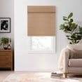 thumbnail image 3 of Eclipse Bamboo Cordless Light Filtering Privacy Roman Shade, Natural, 72 x 72, 3 of 9