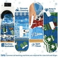 thumbnail image 5 of Christmas Snow Area Rug Washable Living Room Carpet Xmas Snowman Holiday Decor Indoor Bedroom Throw Rug Decorative Non Slip Soft Low Pile Large Carpet Dining Room Office Nursery, 5 of 7