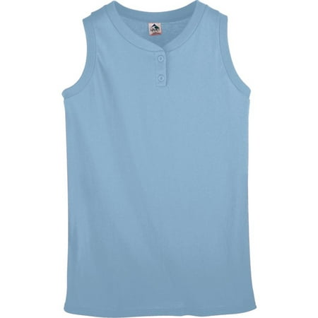 Sleeveless 2 Button Softball Jersey - Augusta Sportswear 550 Sports Uniform Jersey Sleeveless Two-Button Softball Women's