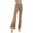 Khaki, variant on Flare Leg Pants for Women Workout Leggings Soft Fabric Yoga Pants Cut Dance Sport Loose Daily Leisure Full Length Bottoms Gym Workout Clothes