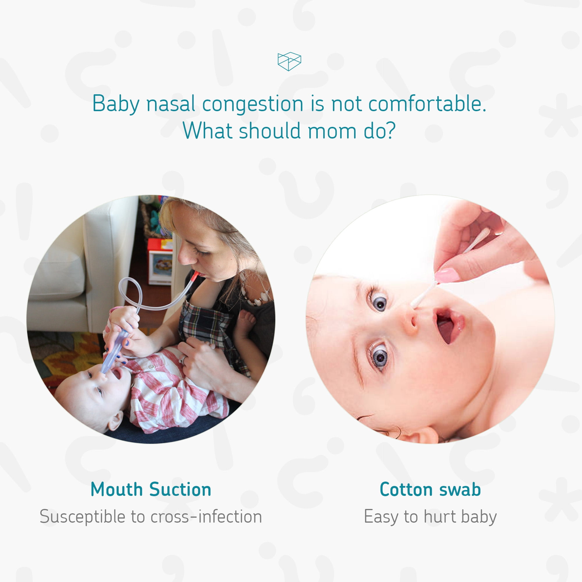 Little Martin's: Baby Electric Nasal Aspirator - Blue - Clears Congestion, Removes Mucus, Gentle & Quick, Silicone Tip, Waterproof, Infant-Kids-Adult