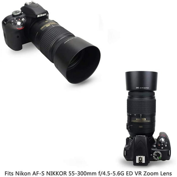 JJC Reversible Dedicated Lens Hood Shade for Nikon AF-S DX NIKKOR