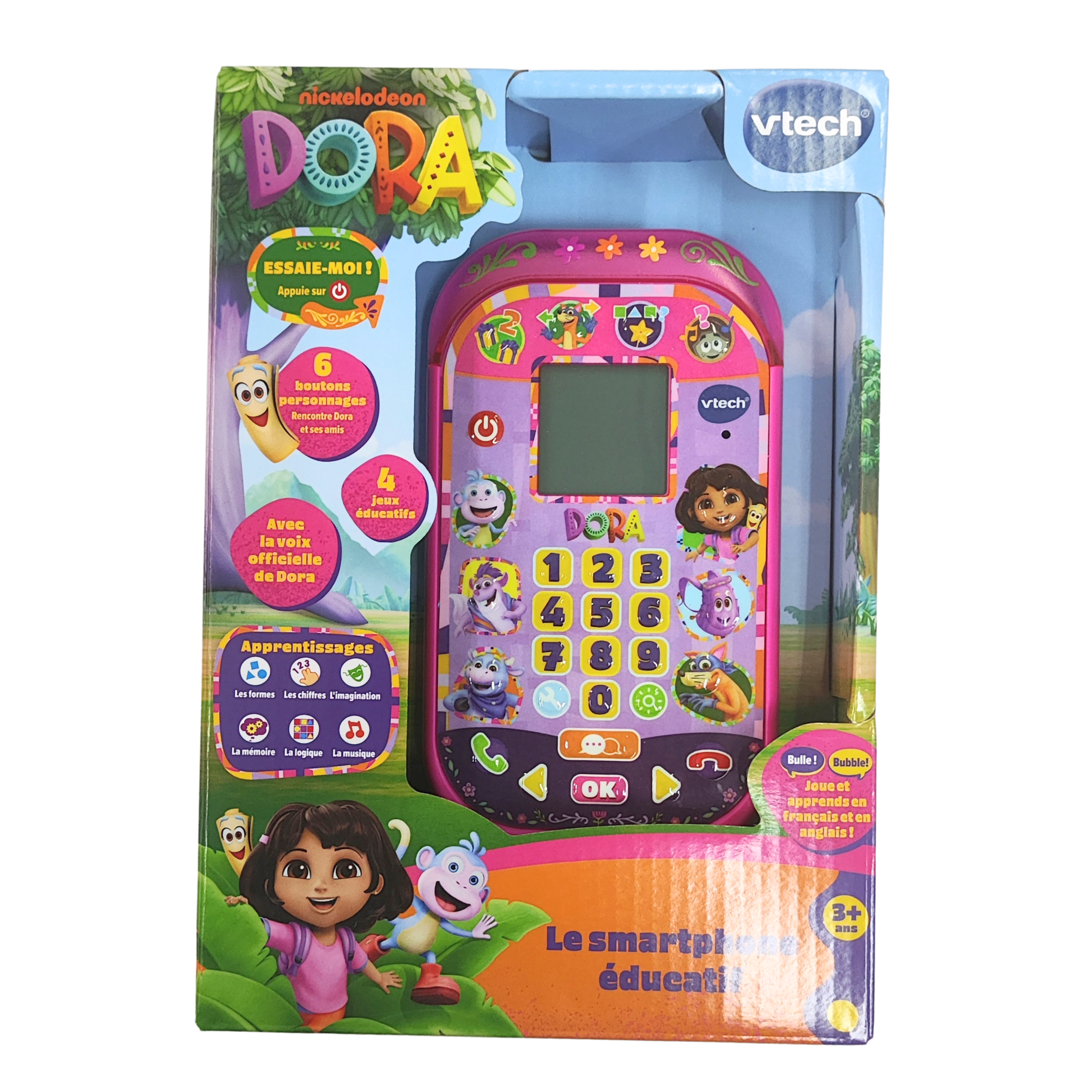 VTech® Dora Adventure Calls Learning Phone - French Version, 3+ Yrs