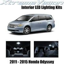 XtremeVision Interior LED for Honda Odyssey 2011-2015 10 pcs Pure White Interior LED Kit   Installation Tool