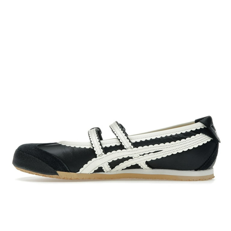 MEXICO 66 TGRS ブラック　24cm ASICS Women's Onitsuka Tiger Mexico 66 TGRS Black Cream Shoes