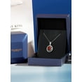 thumbnail image 6 of Gem Stone King 925 Sterling Silver Greek Key Pendant Necklace for Women (10X8MM, Gemstone Birthstone, With 18 inch Silver Chain), 6 of 6